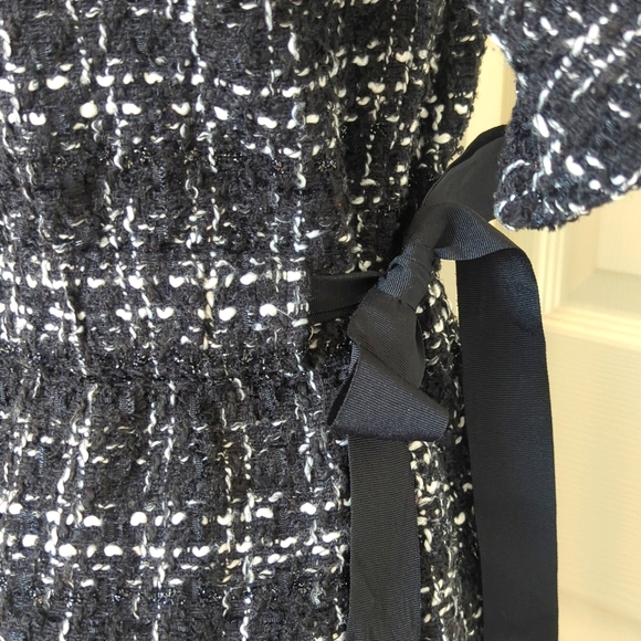 Zara Tweed Black and White Dress - Picture 8 of 9